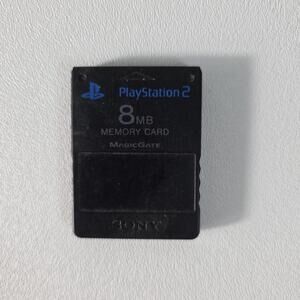 SONY PS2 MEMORY CARD 8MB SCPH-10020 BLACK Playstation 2